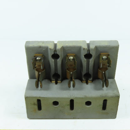 281-2 3-Pole Bus Plug Tap Contact Clip & Fuse Holder Copper