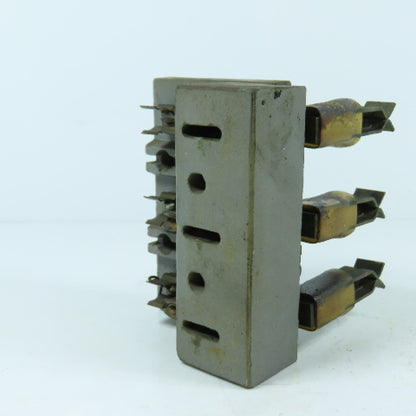 281-2 3-Pole Bus Plug Tap Contact Clip & Fuse Holder Copper
