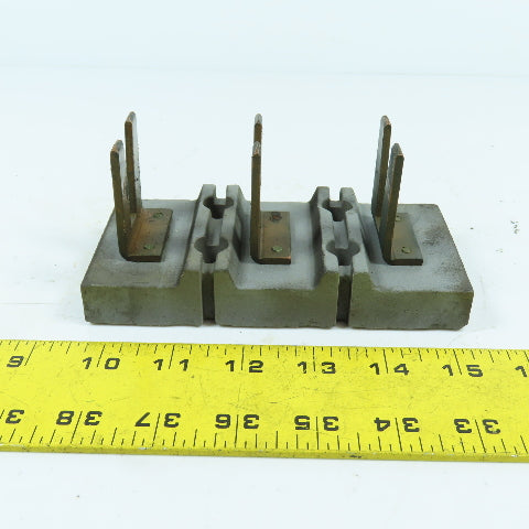 281-1 3-Pole Bus Plug Tap Contact Clip Copper (Ceramic Base)