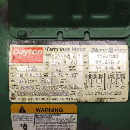 Air Systems SVB-E8 3/4Hp 115/230V 1Ph Squirrel Cage Blower 1570/2700CFM