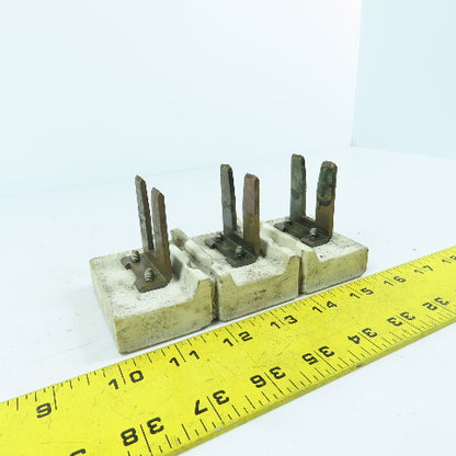 281-1 3-Pole Bus Plug Tap Contact Clip Copper (Ceramic Base)