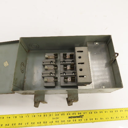 Federal Pacific CFP332 30A 3-Pole Fusible Cover Operated Plug-In Bus Switch 240V