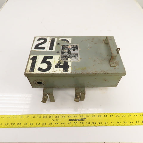 Federal Pacific CFP332 30A 3-Pole Fusible Cover Operated Plug-In Bus Switch 240V