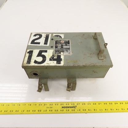 Federal Pacific CFP332 30A 3-Pole Fusible Cover Operated Plug-In Bus Switch 240V