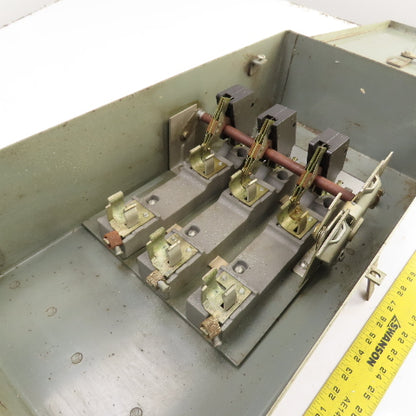 Federal Pacific SP1336 30A 3-P Fusible Plug-In Bus Switch 600V 20HP (Incomplete)