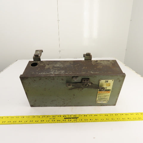 Federal Pacific 454D418G04 30A 3-P Fusible Plug-In Bus Switch 600V (Incomplete)