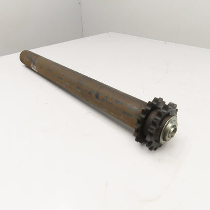 2.5" OD 28" Face Width No. 60 Roller Chain Drive Conveyor Roller No Axle