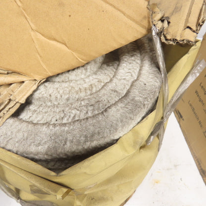 Taofibre SRG-100 Square Ceramic Fiber Braid Rope W/ Glass Insert 100' L 1" Thick