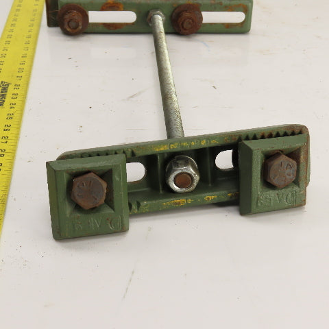18" Long Threaded Rod I-Beam Clamp Type Suspension Hanger 8" & 11" Wide