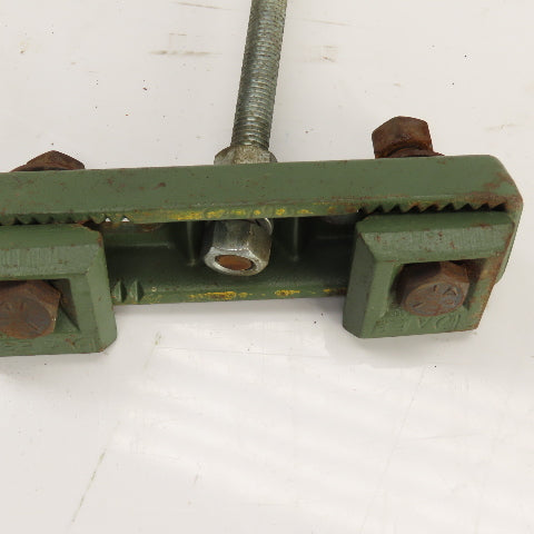 18" Long Threaded Rod I-Beam Clamp Type Suspension Hanger 8" & 11" Wide