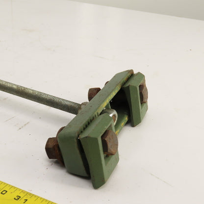 18" Long Threaded Rod I-Beam Clamp Type Suspension Hanger 8" & 11" Wide