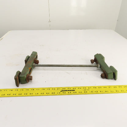 18" Long Threaded Rod I-Beam Clamp Type Suspension Hanger 8" & 11" Wide
