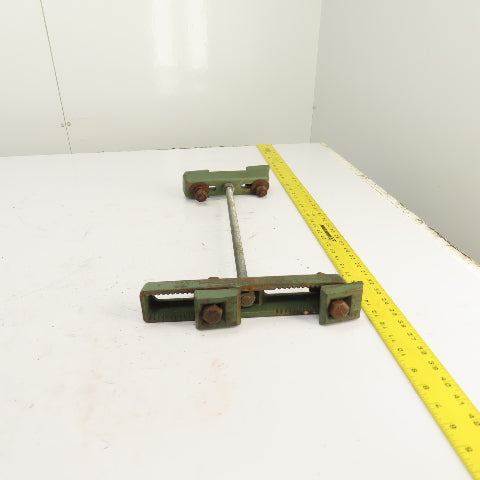 18" Long Threaded Rod I-Beam Clamp Type Suspension Hanger 8" & 11" Wide