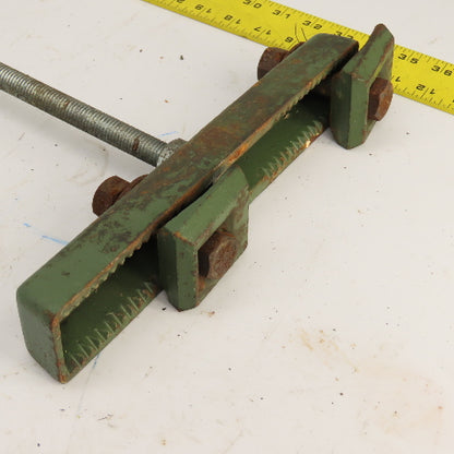 18" Long Threaded Rod I-Beam Clamp Type Suspension Hanger 8" & 11" Wide