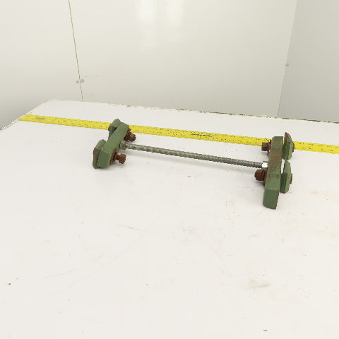 18" Long Threaded Rod I-Beam Clamp Type Suspension Hanger 8" & 11" Wide
