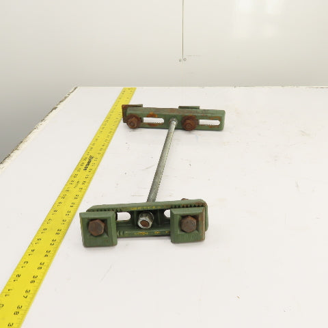 18" Long Threaded Rod I-Beam Clamp Type Suspension Hanger 8" & 11" Wide