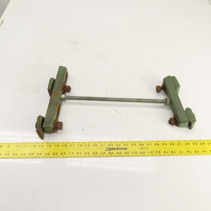 18" Long Threaded Rod I-Beam Clamp Type Suspension Hanger 8" & 11" Wide
