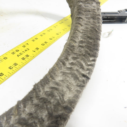 Square Ceramic Fiber Braid Rope W/ Glass Insert 15' L 1-5/8" Thick