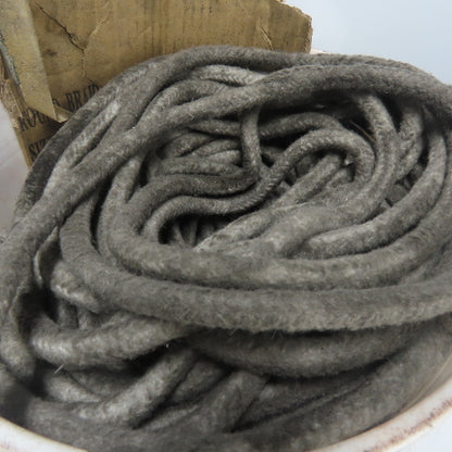 Round Ceramic Fiber Braid Rope W/ Glass Insert 398' Long 3/8" Thick