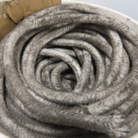 Round Ceramic Fiber Braid Rope W/ Glass Insert 198' Long 1/2" Thick