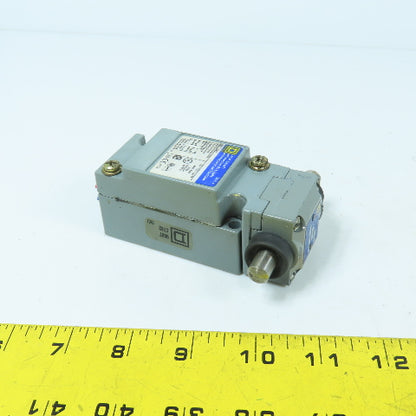 Square D 9007C62H Type 6P Side Plunger Limit Switch W/ Type H Head Pretravel .14