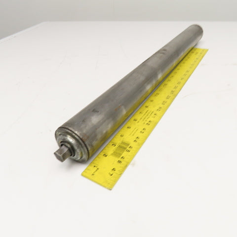 2.5" OD 27" BF Gravity Conveyor Roll 28" OAL