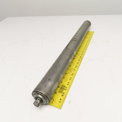 2.5" OD 27" BF Gravity Conveyor Roll 28" OAL