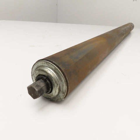 2.5" OD 38-3/4" BF Gravity Conveyor Roll 40-1/2" OAL