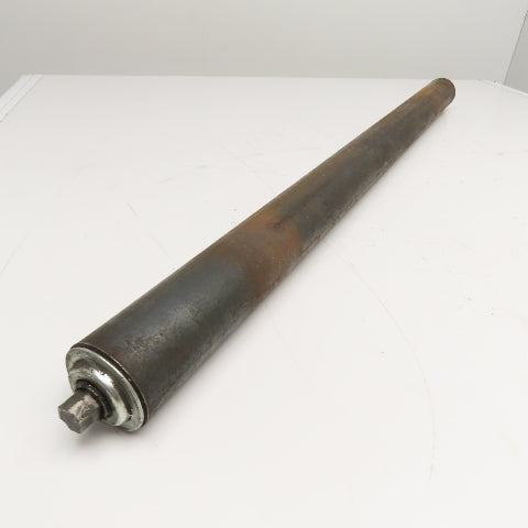 2.5" OD 38-3/4" BF Gravity Conveyor Roll 40-1/2" OAL