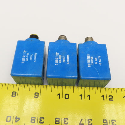 Numatics 236-312B 24VDC Coil Lot Of 3