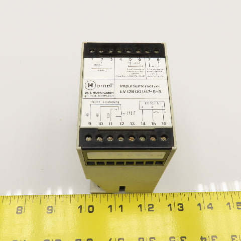 Hornel EV128001/47-5-5 Pulse Analyzer Module 110/220V