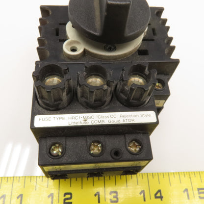 Advance Controls XF30BY 600V 20Hp Max Fused Disconnect Switch Manual Operator