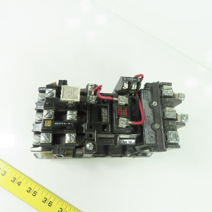 Allen Bradley 509-BOD Ser B Size 1 27A Non-Reversing Motor Starter 600VAC