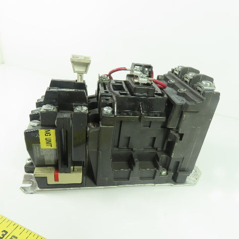 Allen Bradley 509-BOD Ser B Size 1 27A Non-Reversing Motor Starter 600VAC
