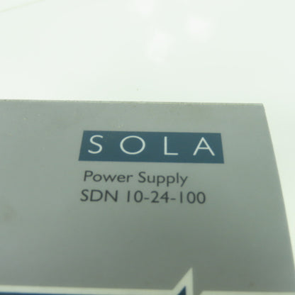 Sola SDN 10-24-100 Power Supply 115/230VAC 6/2.8A Input 24VDC 10A Output