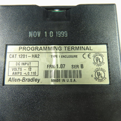 Allen Bradley 1201-HA2 Ser B FRN1.07 Interface Module Programming Terminal 12VDC