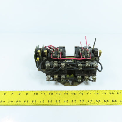 Allen Bradley 705-BOD103 Ser K Size 1 Reversing Starter 3-10HP 120V Coil W37