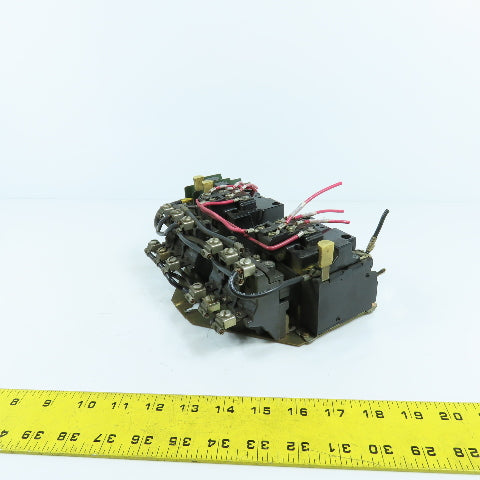 Allen Bradley 705-BOD103 Ser K Size 1 Reversing Starter 3-10HP 120V Coil W37
