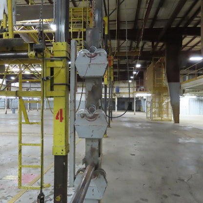 3 Roll Rubber Roofing Skin Floor Carpet Roll Out Hoist 2 Post 2 Ton 10' x 24"