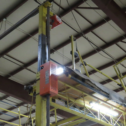 PWI 8 Post Powered Scaffold RV Manufacturing Lift Work Platform 9' Wide Each Bay
