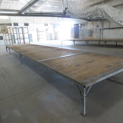 507" Long x 107" Wide Steel Frame Work Bench Assembly Weld Table 30" Tall