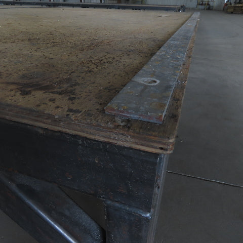 507" Long x 107" Wide Steel Frame Work Bench Assembly Weld Table 30" Tall