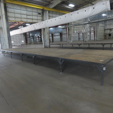 506" Long x 108" Wide Steel Frame Work Bench Assembly Weld Table 30" Tall