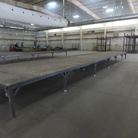 506" Long x 108" Wide Steel Frame Work Bench Assembly Weld Table 30" Tall