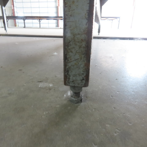 504" Long x 100" Wide Steel Frame Work Bench Assembly Weld Table 31" Tall