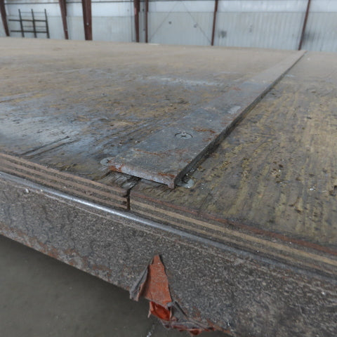 420" Long x 108" Wide Steel Frame Work Bench Assembly Weld Table 31-1/4" Tall