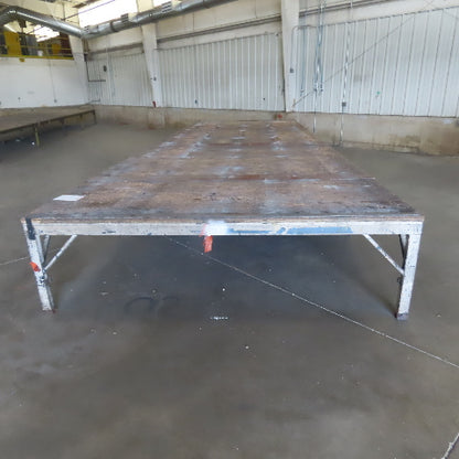 336-1/2" Long x 108" Wide Steel Frame Work Bench Assembly Weld Table 31" Tall