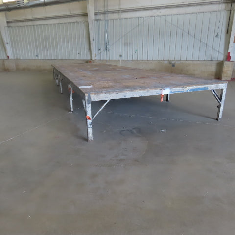 336-1/2" Long x 108" Wide Steel Frame Work Bench Assembly Weld Table 31" Tall