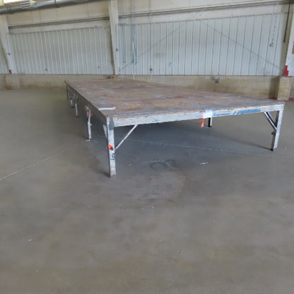336-1/2" Long x 108" Wide Steel Frame Work Bench Assembly Weld Table 31" Tall