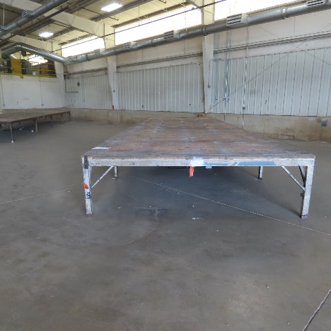 336-1/2" Long x 108" Wide Steel Frame Work Bench Assembly Weld Table 31" Tall